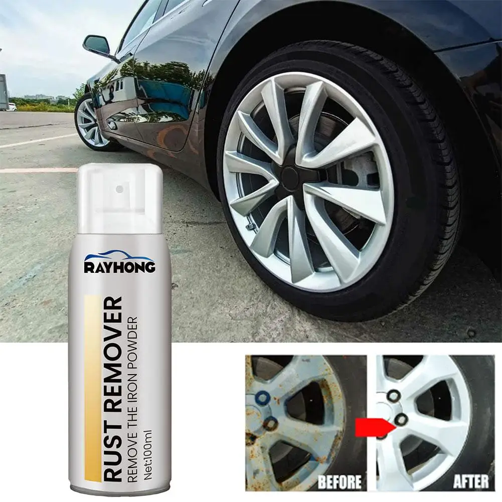

1 Pcs 100ml Auto Rust Remover Strong Rust Removal Clean Remover Maintenance Car As Cleaning Rust Auto New And Parts Mainten F7E2