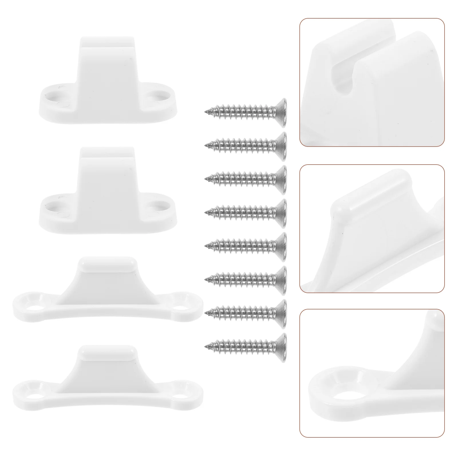 

2 Pairs RV Modification Accessories Storage Door Holder Caravan Catch Lock Locks Trailer Camper