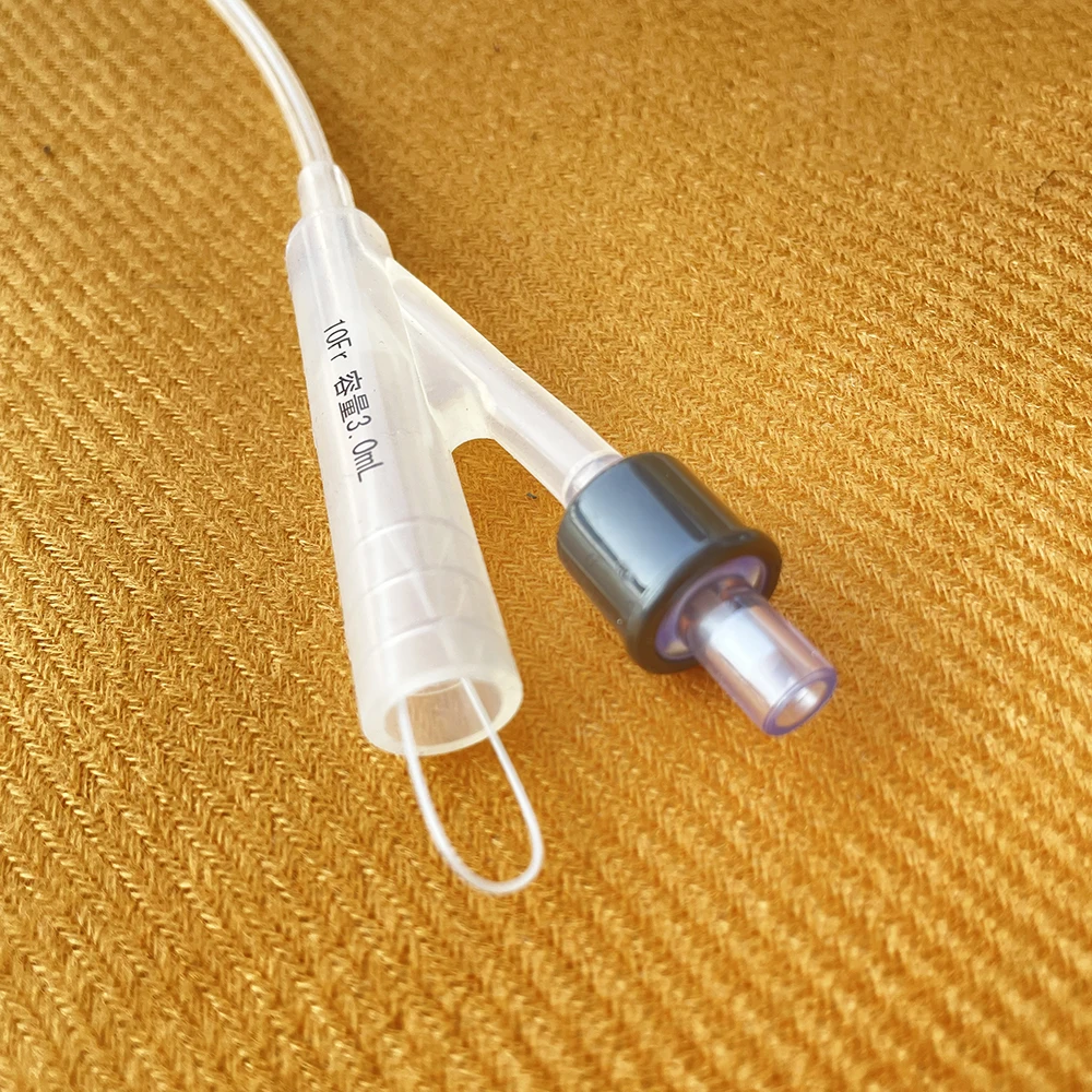 Cat Urinary Catheter Professional Pet Dog 2-way Foley Bilateral Urinary Catheter Luer Urethral With Stylet Ballon Foley Side Open Clinic Supplies