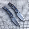 M390 Steel Folding Knife Titanium Alloy Handle Bearing System Outdoor Survival Hunting Knife Camping Hiking Defense Tool 2