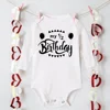 My 1/2 Birthday Newborn Bodysuit Infant Baby Birthday Party Outfits Clothes Toddler Jumpsuits Boys Girls Long Sleeve Romper Gift 6