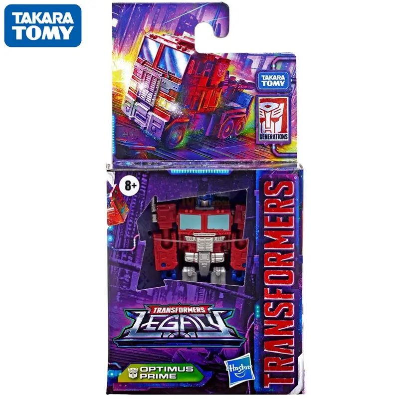 

TAKARA TOMY Transformers Generations Legacy Series Core Optimus Prime Genuine Anime Action Figurine Model Toys for Boys Gift