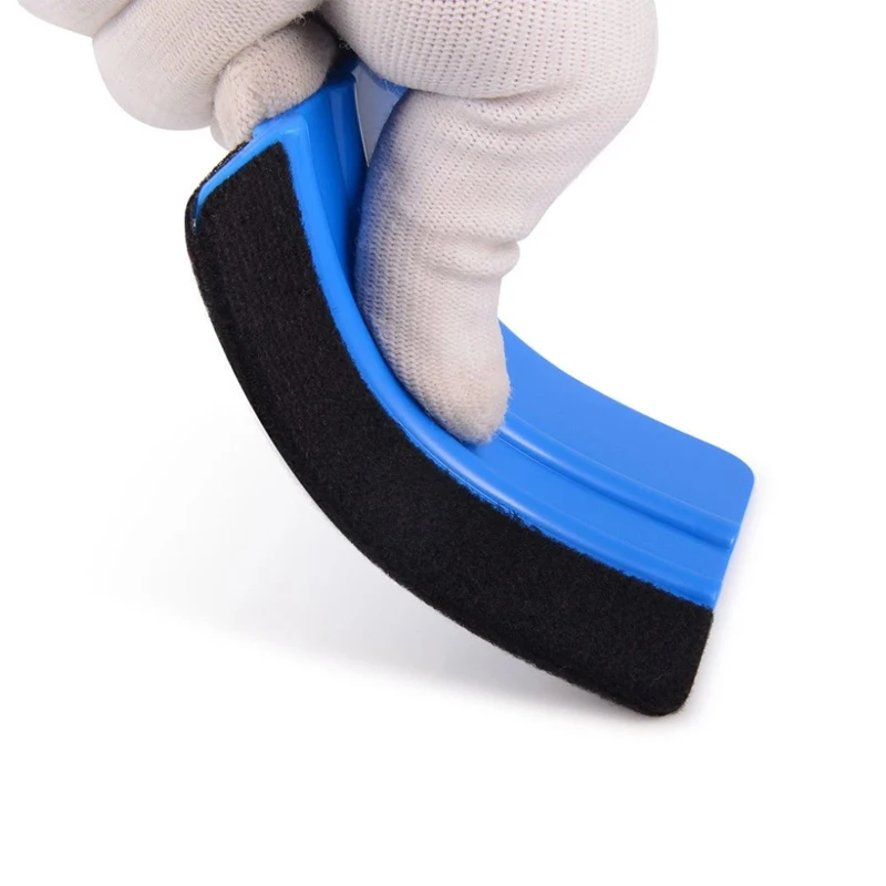 Car Vinyl Wrap Film Squeegee Scraper Foil Wrapping Suede Felt Scraper Auto Car Styling Sticker Window Tint Tools Cleaning