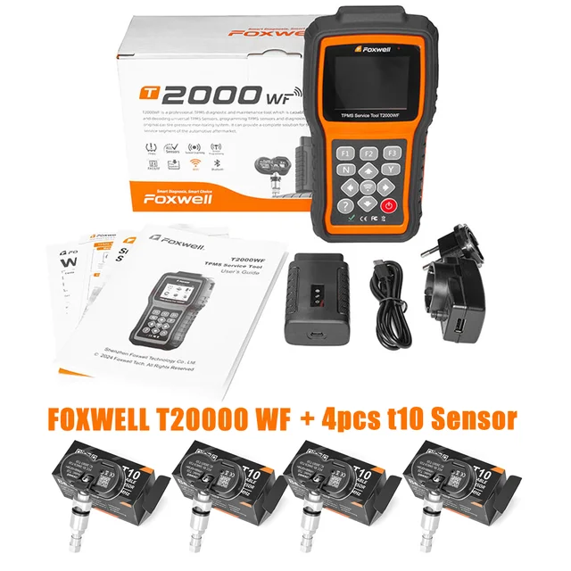 FOXWELL T2000 WF TPMS Diagnostic Tool for Car Tire Pressure Monitor System Programming Diagnosis Sensors Program PK T2000 pro 5