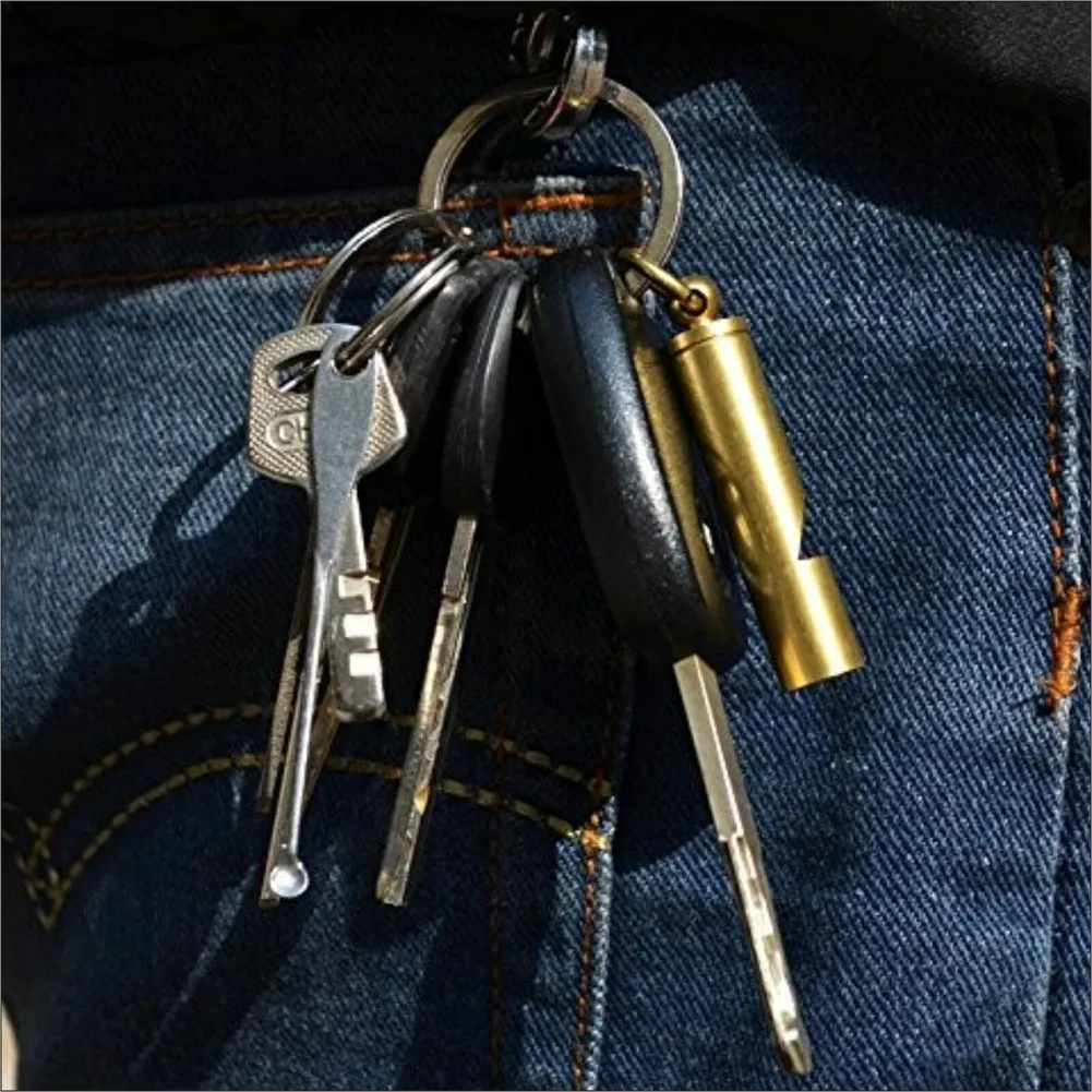 

Reliable Tools Brass Whistle 10mm 1mm 41.5mm Feeding Pet Training Survival