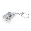 Square Keychain Innovation Music Box Movement Unique Mini Movement Pendant Movement Key Chain Key Chain With Music Small Jewelry 3