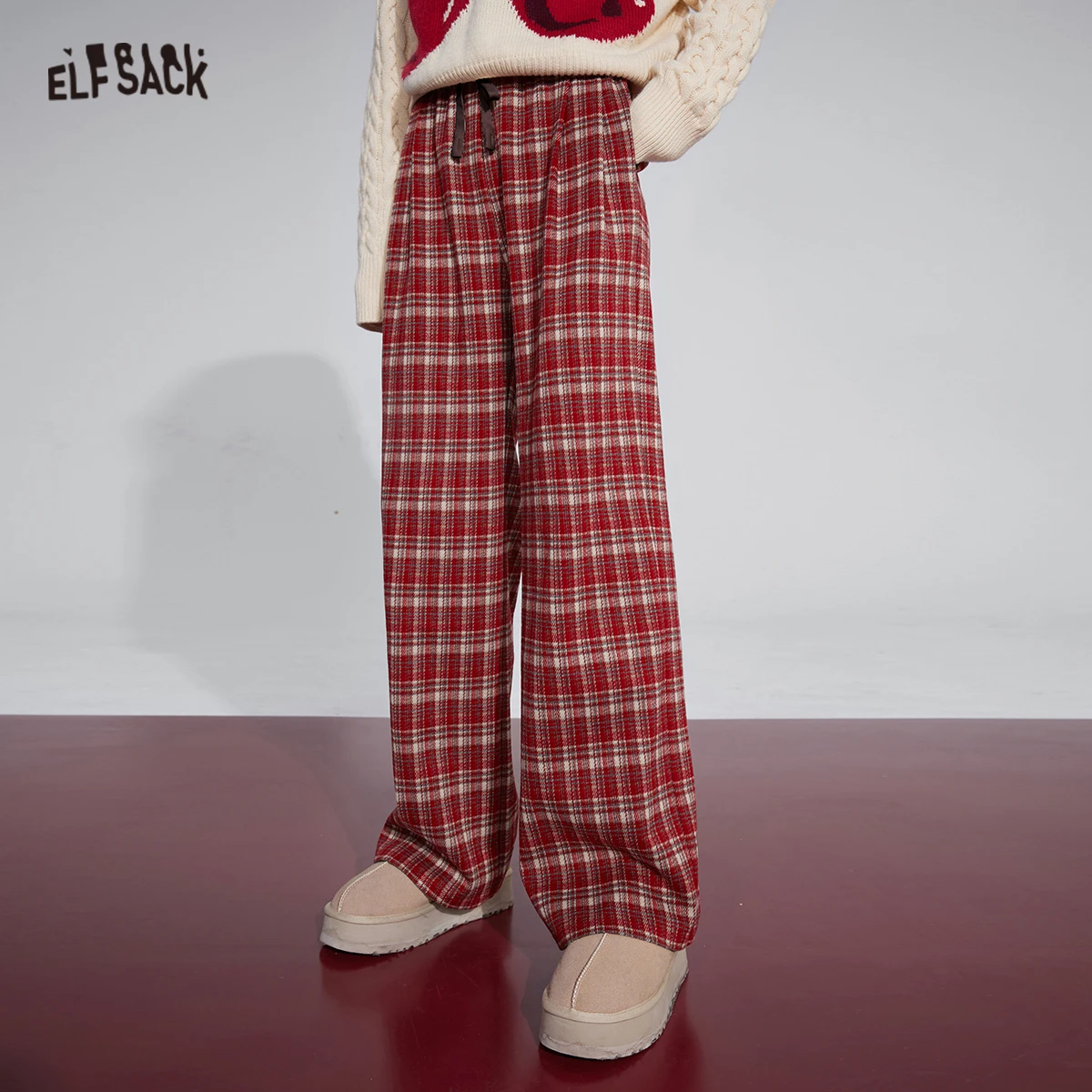 elfsack-calcas-retas-xadrez-vermelhas-femininas-calcas-plus-size-moda-coreana-inverno-novo-2023