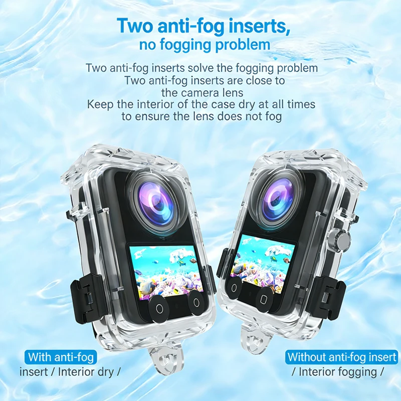 Für DJI Osmo 360 Unsichtbare Dive Fall Wasserdichte Gehäuse 40 M/130FT Unterwasser Tauchen Schutzhülle für DJI Osmo360 Zubehör – Detail 1