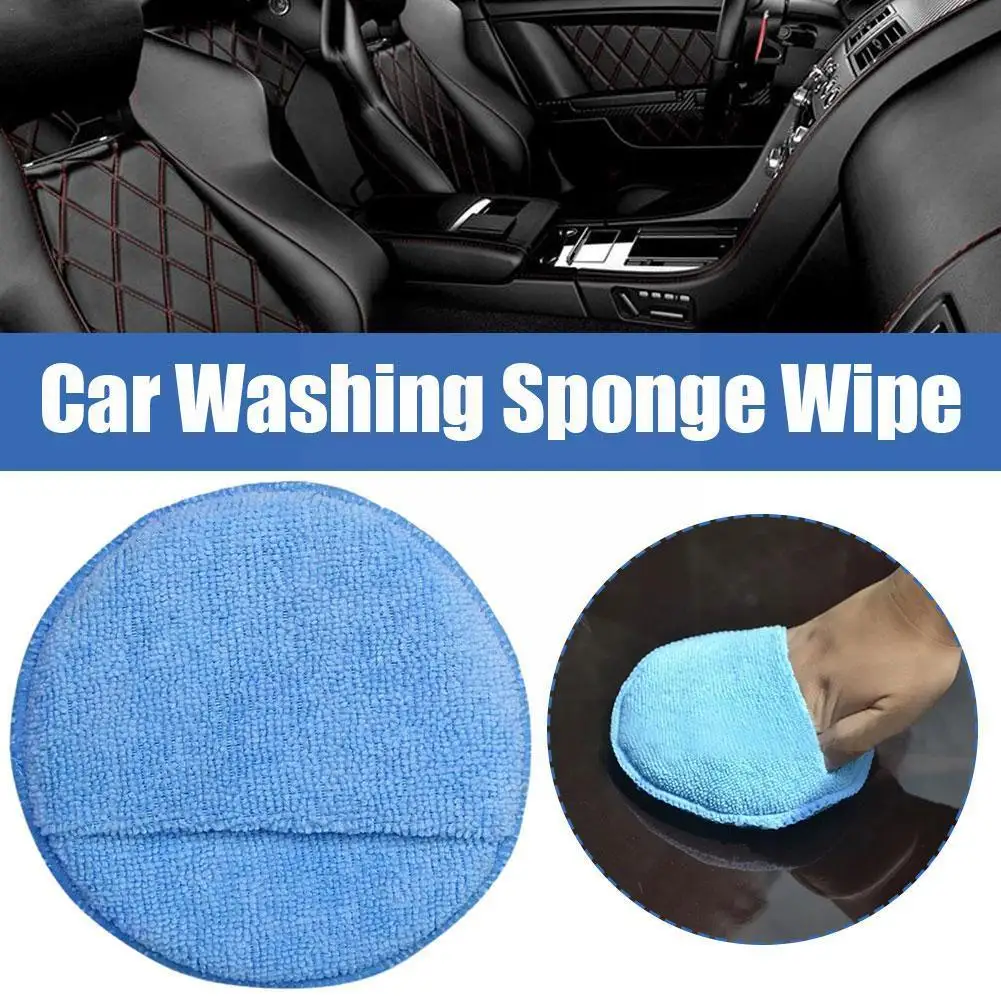 

Car Auto Wax Polish Foam Sponge Hand With Pocket Sponge Brush Car Cleaning Sponge Towel Paint Pad Waxing Care D1F7