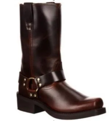 New oversized European and American men's boots Martin shoes men's boots high trend motorcycle shoes
