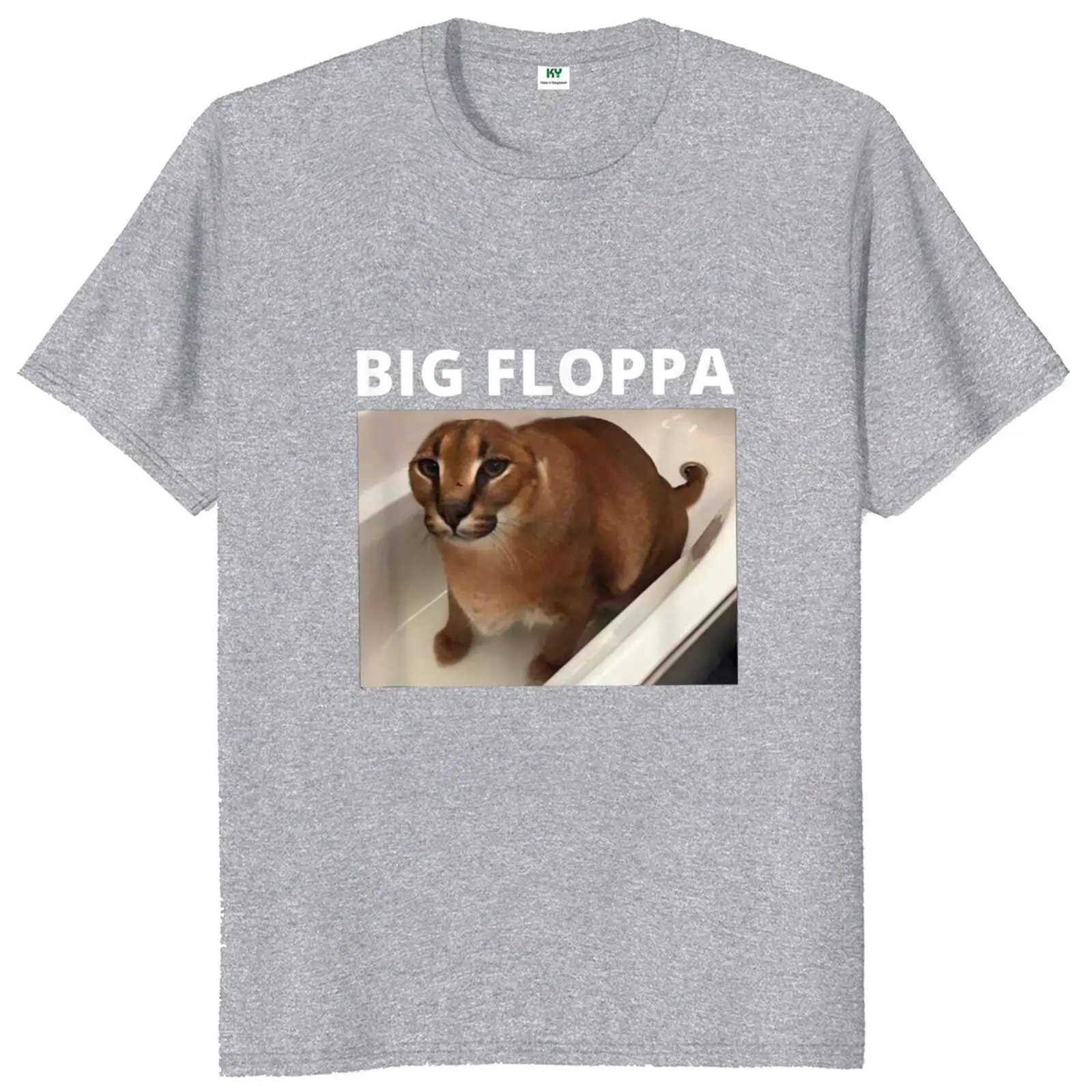 Grande floppa camiseta meu amado gato caracal engraçado meme