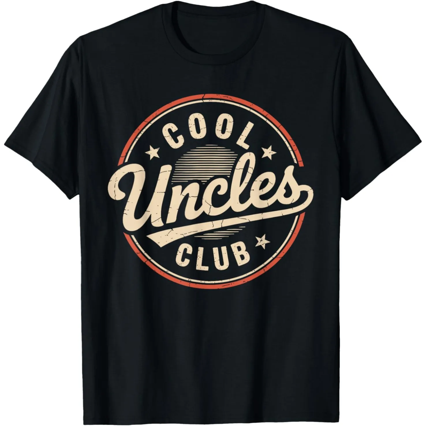 Vintage Coole Onkel Club Lustige Onkel Vatertag T Shirts Männer Humor Streetwear T-shirt Kurzarm Unisex Lose Kleidung