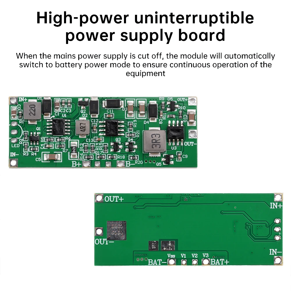 DC 12V 36W 3A Fast Charge Uninterruptible Power Supply 3S 18650 Lithium Battery Charger Module UPS Module Automatic Switching dc power supply uninterruptible power supply portable ups mini ups
