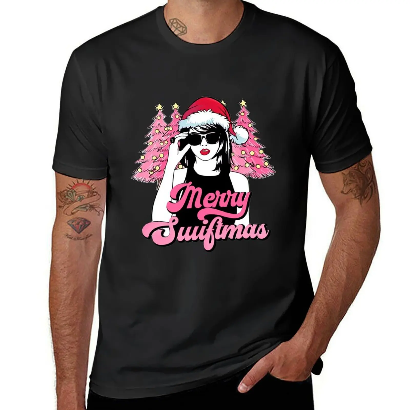Merry Swiftmas Era T-Shirt Short sleeve tee oversized sublime tshirts for men