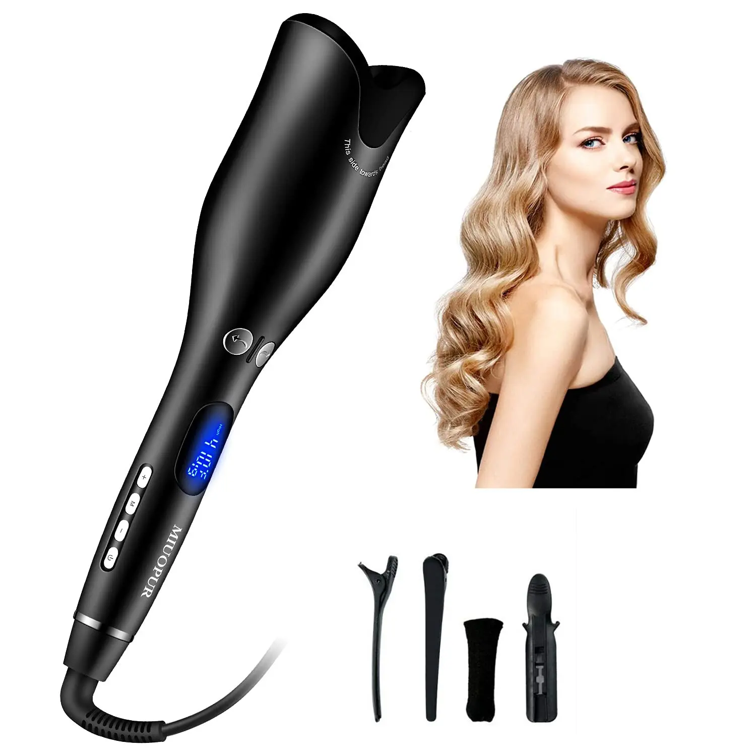 Auto Rotating Hair Curling Wand Air Spin And Curl Curler Hair Waver Ceramic  Ionic Barrel Professional Hair Curler Styling Tool| | - AliExpress