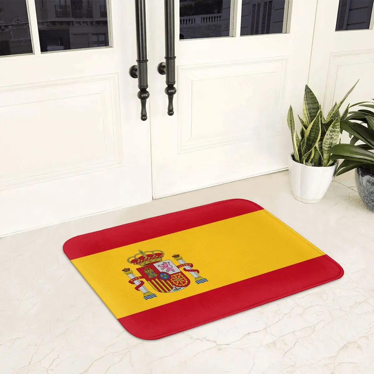 Flag Of Spain Non-slip Doormat Floor Mat Dust-proo Carpet Rug for Kitchen Entrance Home Balcony Footpad Mats 6
