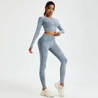 Wash Autumn Pant Sets Skinny Stretch Sport Pant Sets  Beautiful Activewear Exercise Activewear Running Sport Leggings - Image 6