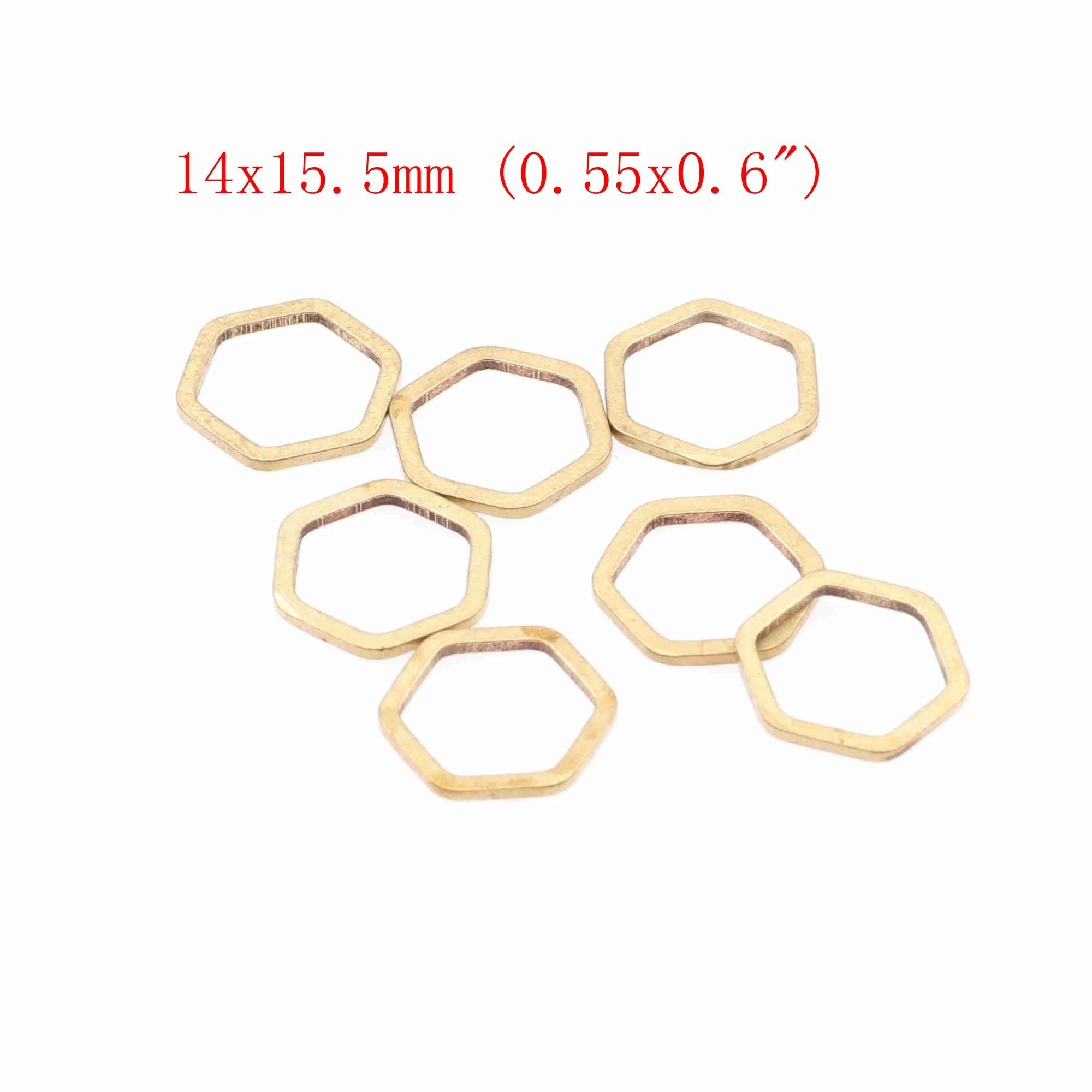 Roh gehämmerte Messing-Charms, Geometrie-Stecker, Zubehör für DIY-Ohrringe, Halskette, Armband, DIY-Herstellung, Schmuckzubehör – Detail 25