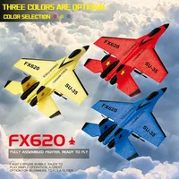 2.4G RC Plane SU35 Aircraft Remote Control Flying Model Glider EPP Foam With LED Lights Toys For Children Airplane Gifts 2