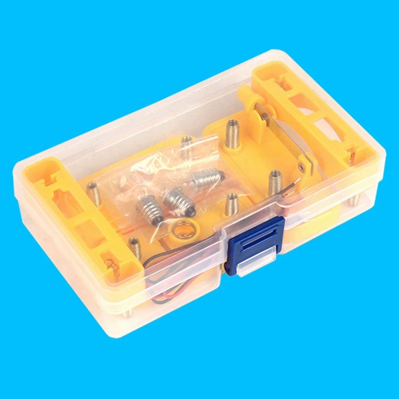 NEW-Kids Basic Circuit Electricity Learning Kit Physics Educational Toys For Children Experiment Teaching Hands-On Ability