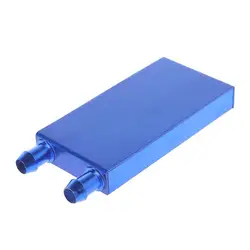 Premium Aluminum Water Cooling Block Heat Sink System for Enhanced Thermal Performance (80mm Blue)