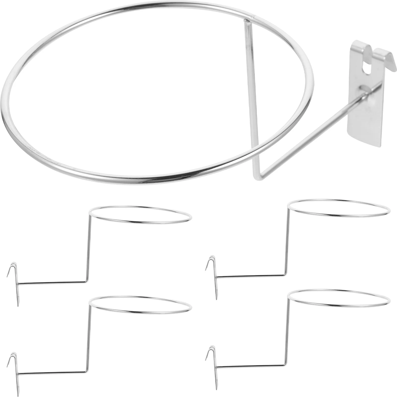 

Wire Grid Wall Panels Hat Rack and Sports Ball Holder Rack for Room Wall Storage