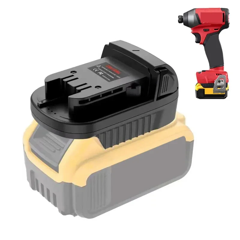 

DW18ML Adapter for Dewalt 18V 20V Li-ion Battery DCB182 DCB205 Converted To for Milwaukee 18V Lithium Battery Power Tool Use