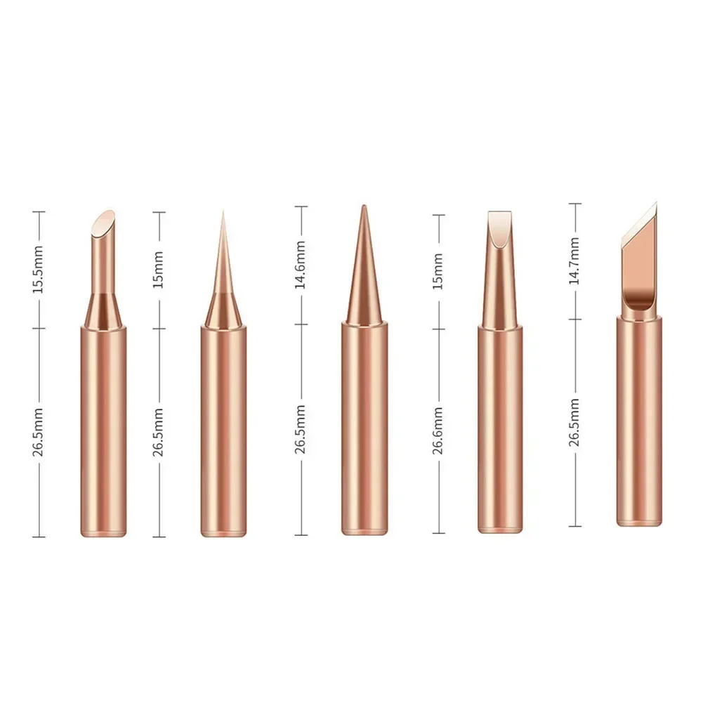 5pcs Soldering Iron Tips 900M-T Set