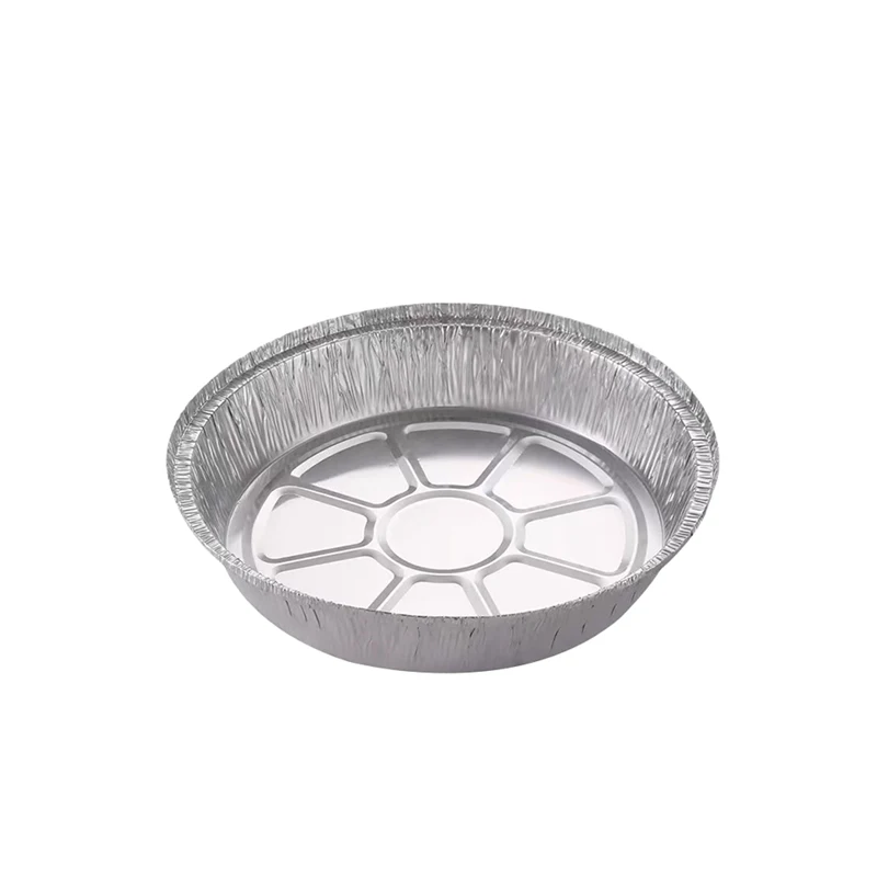 20 Pack 6 Inch Round Aluminium Foil Pans Perfect for Reheating Baking Roasting Meal Prep To-Go Containers for Freezer & Oven