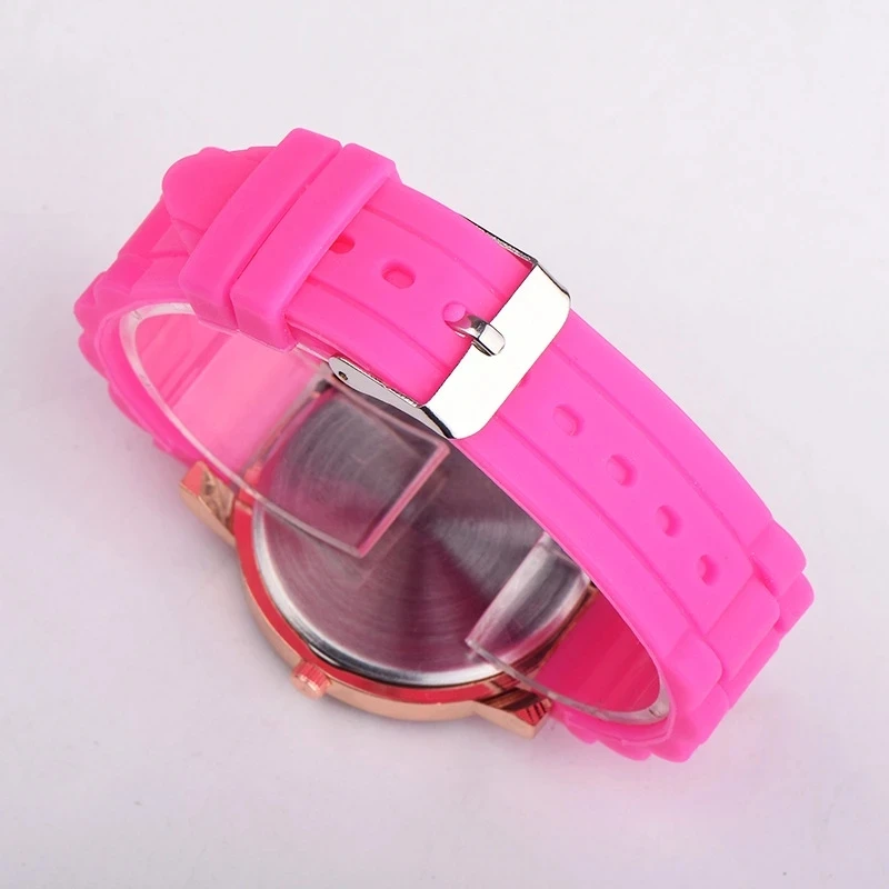 Children's Quartz Watch Korean Fashion For Cartoon Unicorn Pink Silicone Wristwatches 30M waterproof Girl's Kids's Student Gift 4