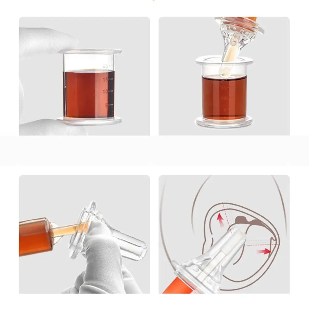 PP Silicone Safety Toddler Medicine Feeder Anti-Choke Infant Baby Dropper Type Feeder silicone feeding spoon