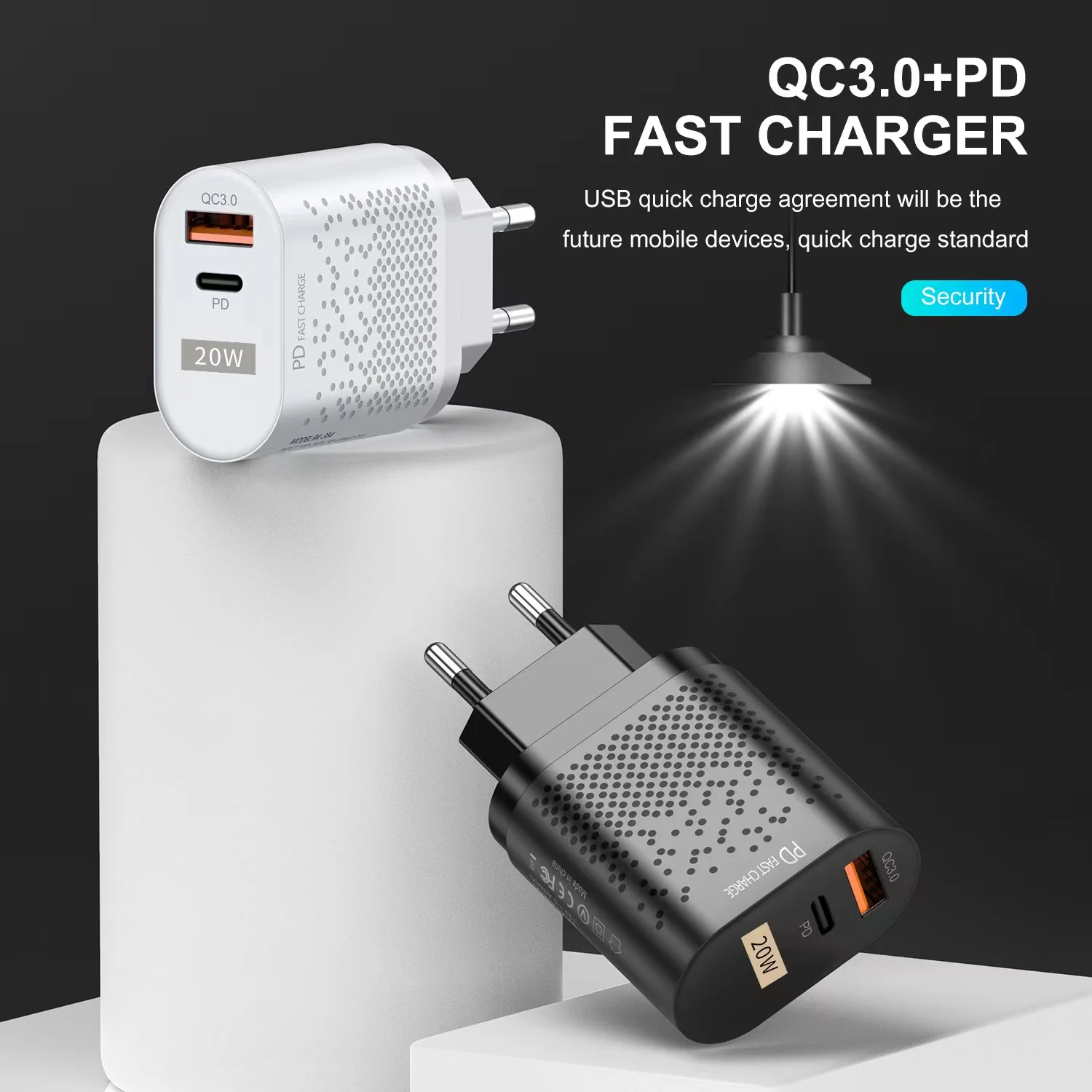 Caricatore Rapido PD Da 20W Tipo-C Per Amazon Pi&ugrave; Venduto 2025 Per