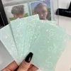 SKYSONIC 50pcs Kpop Card Sleeves 61x91mm 20C Heart Bling Holder For Holo Postcards Top Load Films Photocard Game Cards Protector 6