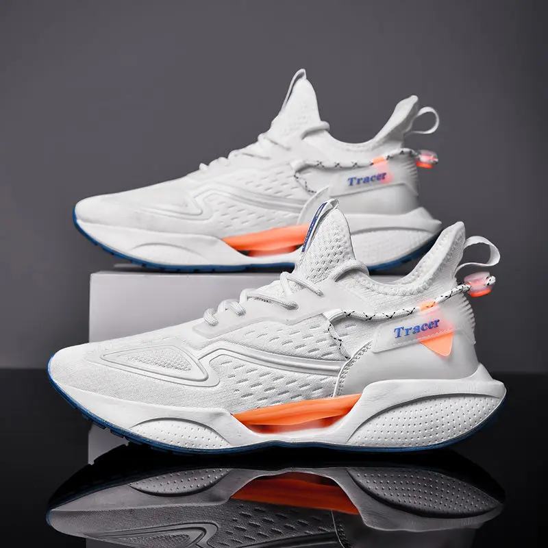 

Oversized men's shoes 2023 autumn new running shoes with hollowed out soles and front tie up trendy shoes for men's casual shoes