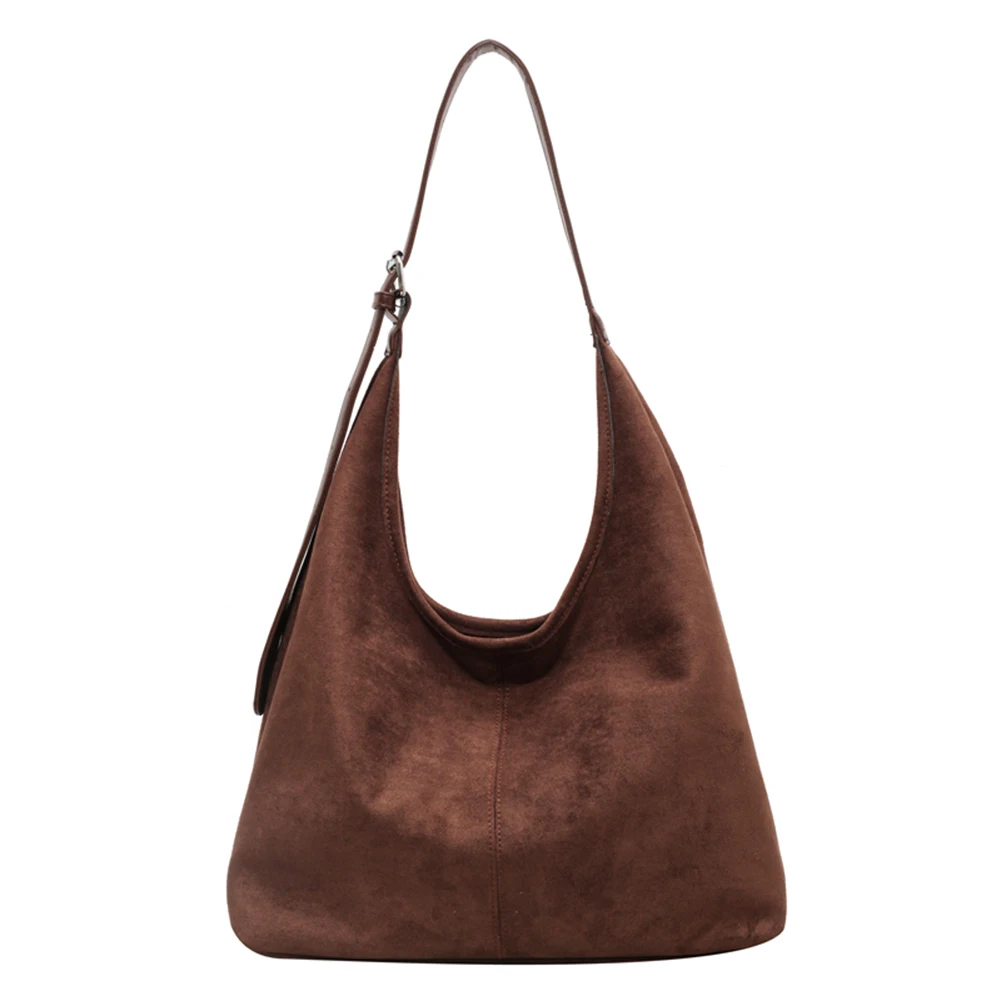 Suede Women Shoulder Bag Large Capacity Tote