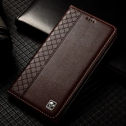 Genuine Leather Flip Magnetic Wallet Case - Enhanced Protection and Stylish Design - Realme GT NEO 3 (Coffee)