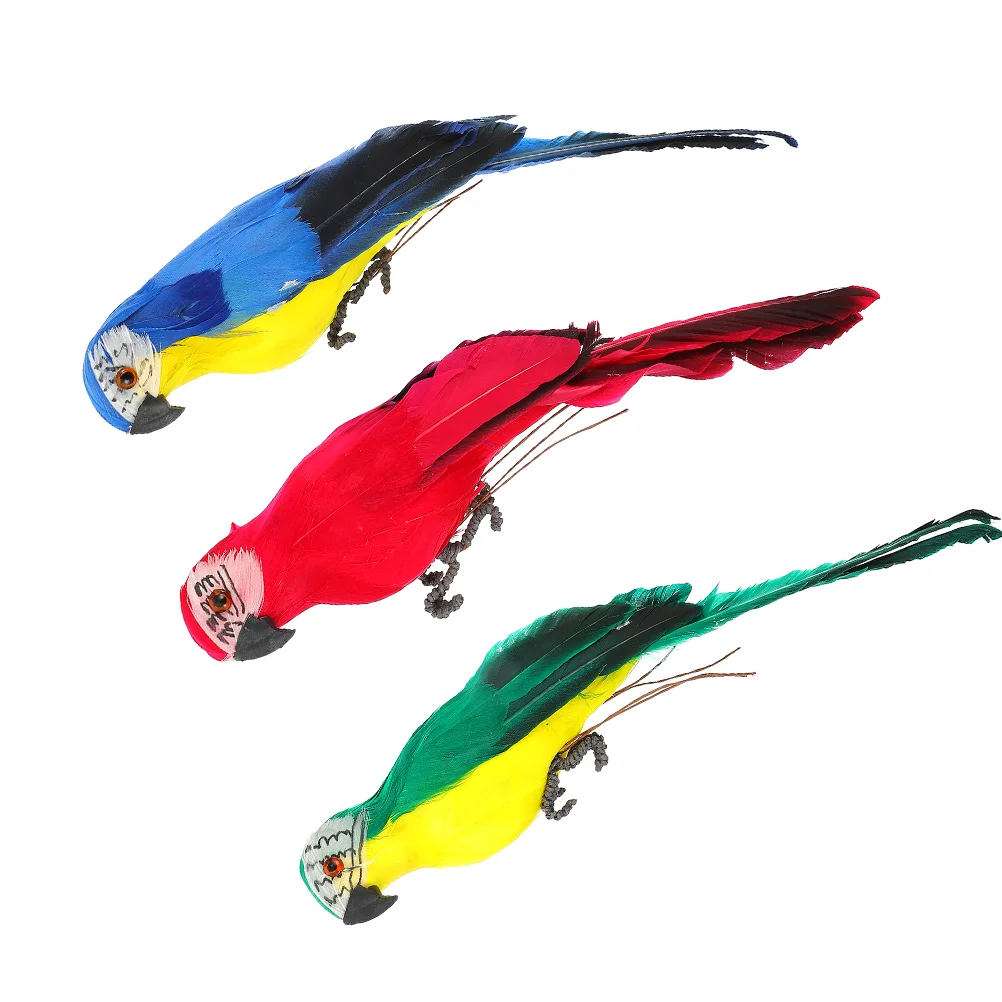 

Simulation Foam Parrot Garden Adorn Model Outdoor Decoration Creative Statue Scene Layout Prop Fake Ornaments Home