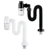 Telescopic Flexible Sink Drain Anti Clogging Home Sink Hose Sink Deodorant Strainer Drain Sewer Pipe Bathroom Sink Accessories 4
