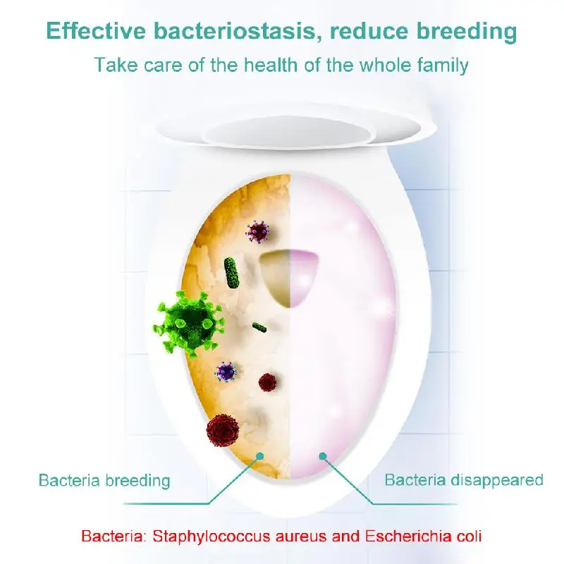 Automatic Toilet Bowl Cleaner Effervescent Tablet for Toilet Fast Remover Urine Stain Deodorant Yellow Dirt Cleaning Tool