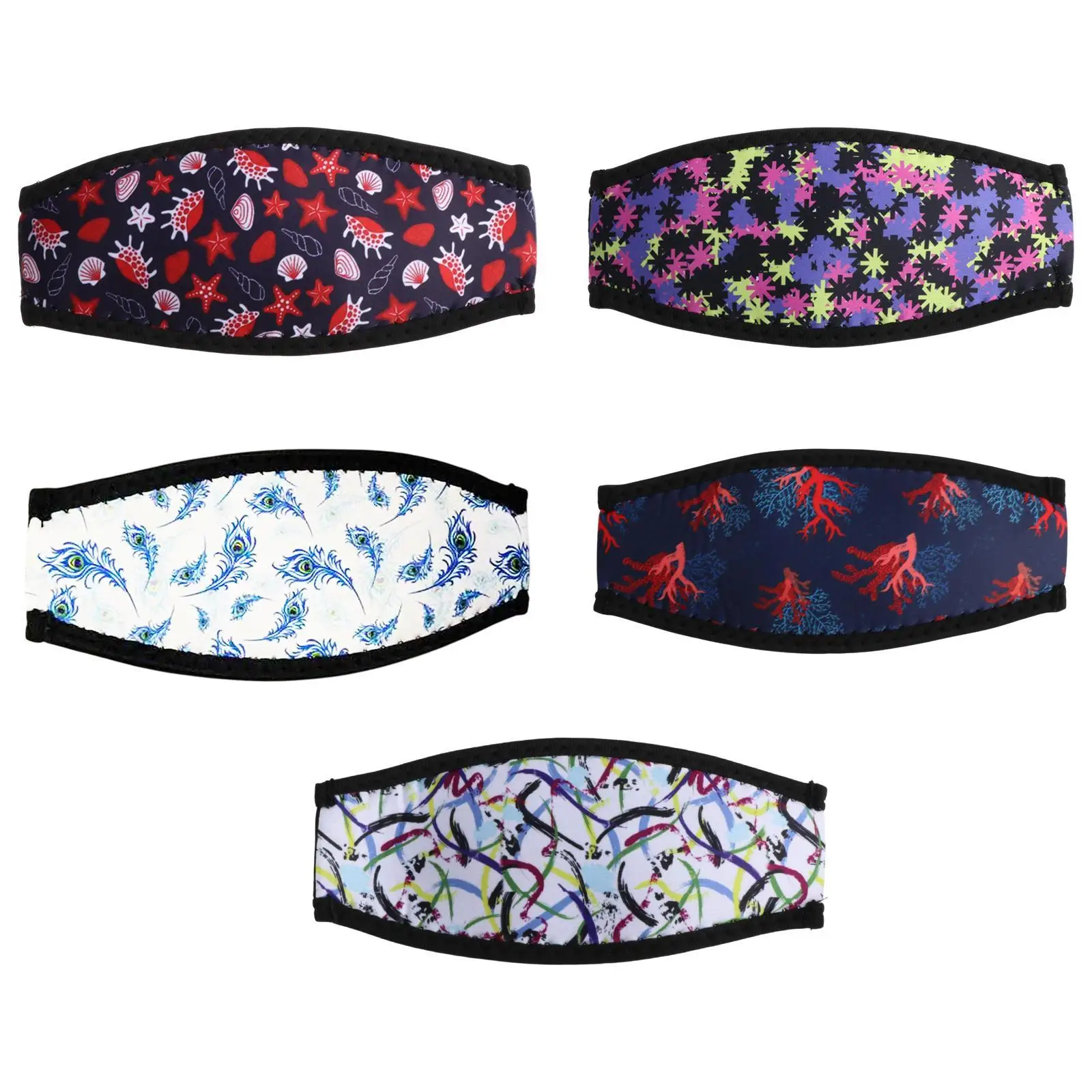 Diving Mask Slap Strap Protection for Snorkeling Freediving Water Sports,Women Mask Slap Straps Protect Long Hair Band Neoprene