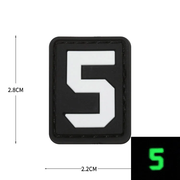 DIY Militär-Buchstaben-Patches, Zahlen A-Z, englisches Alphabet, selbst gestaltbar, personalisierte Stickerei, Klettverschluss-Applikation, Namensabzeichen – Detail 12