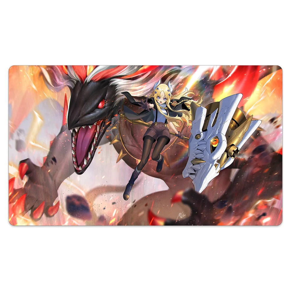 

Dogmatika Ecclesia, the Virtuous Board Playmat Non-Slip Table Mat YGO Card Playmat Standard Natural Rubber Playmat+Portable Bag
