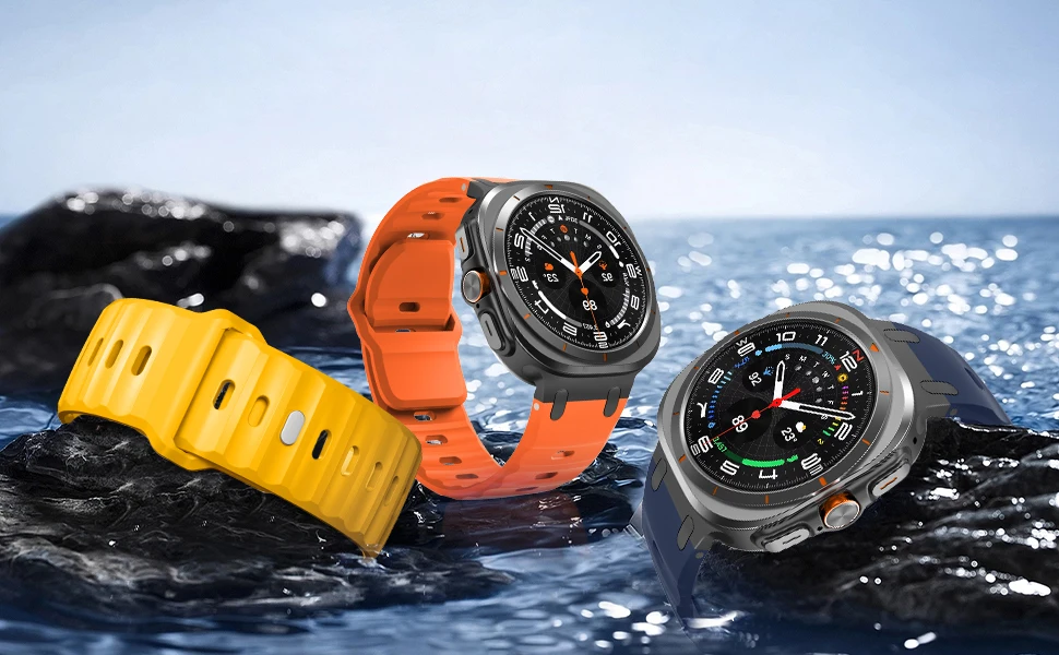 Band für Samsung Galaxy Watch Ultra 47mm Zubehör Sport Metall + Silikon Handgelenk Gürtel Armband Correa Galaxy Watch Ultra Straps – Detail 4