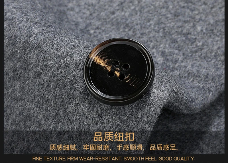 High Quality Men's  Wool Blazer Jacket  New Single Breasted Male  Cashmere Jacket Coat Business Formal Cashmere Blazers Clothes