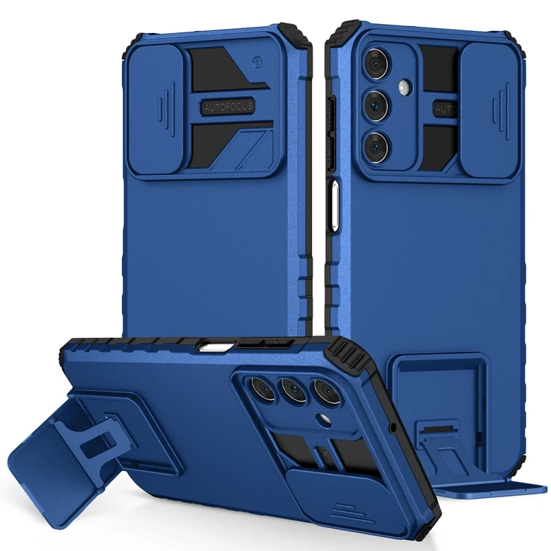 Durable Shockproof Armor Back Cover with Stand Holder and Bracket