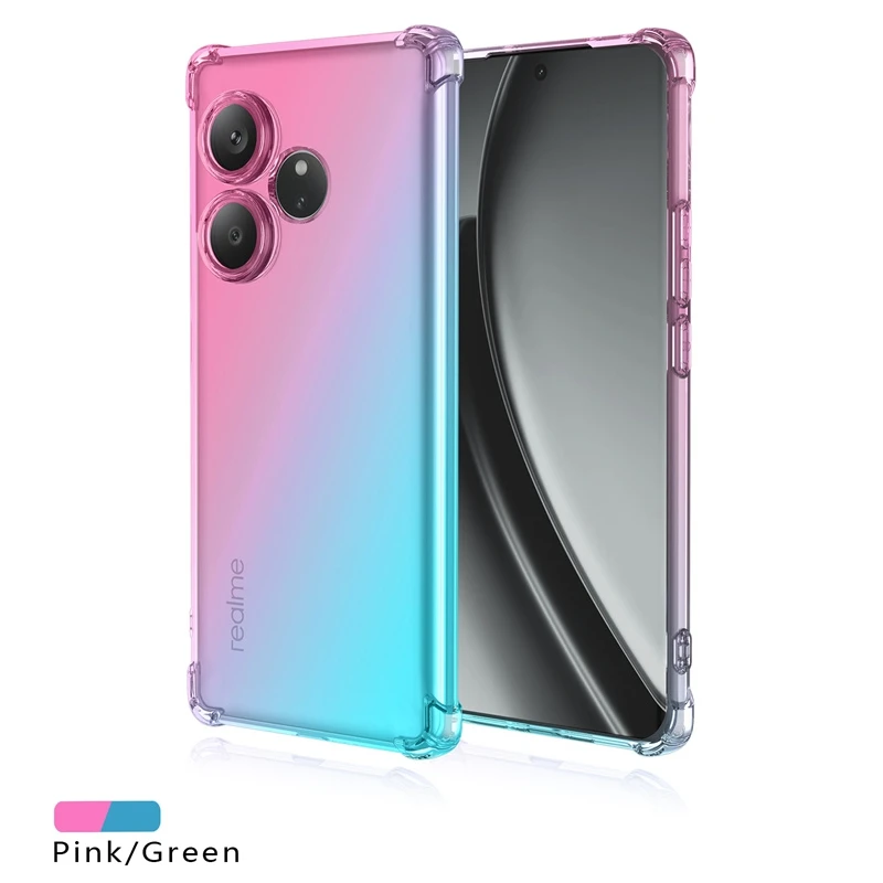 Four-Corners Shockproof Gradient TPU Protective Phone Case
