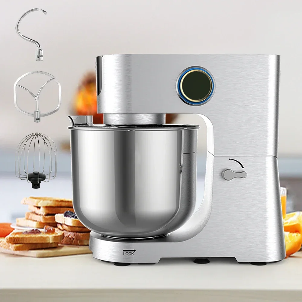 New 15 litre Metal Cast Large Capacity 2500w Powerful Stand Mixer for Baking Cake Dough Kneading