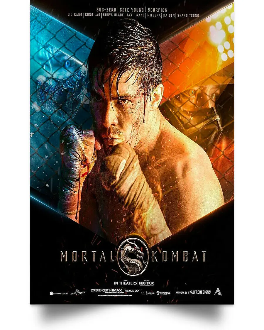 MORTAL KOMBAT 2021 PHOTO POSTER PRINT 60x90cm