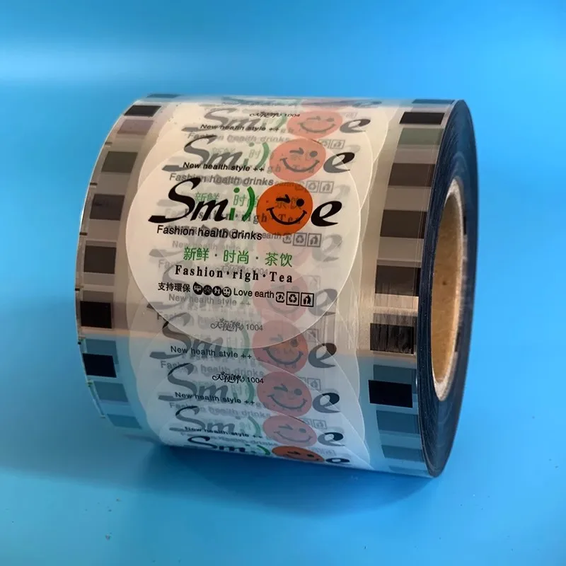 2800 Sheets Milk Tea Cup Sealing Film 90/95 Caliber Plastic Cup Sealing Film Disposable Juice Sealing Film Plastic Cup Special 4