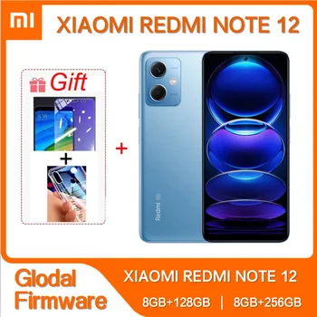Global Rom Xiaomi Redmi Note 12 5G Smartphone 128GB/256GB 6.67'' GOLED Display 120Hz Snapdragon 4 Gen1 48MP Dual Camera 33W used